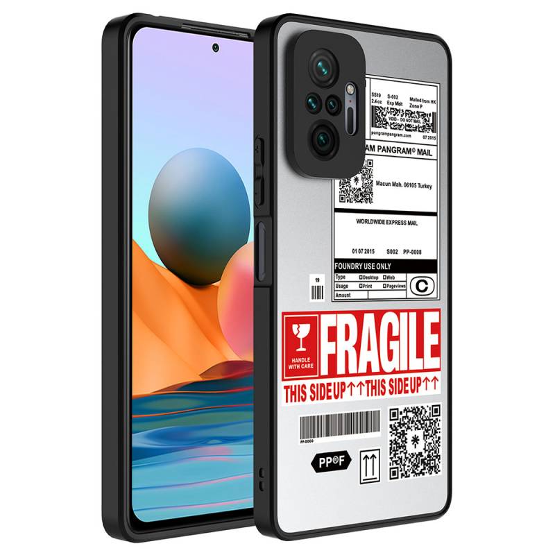 Xiaomi Redmi Note 10 Pro Case Mirror Patterned Camera Protection Glossy Zore Mirror Cover - 4