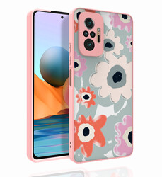 Xiaomi Redmi Note 10 Pro Case Patterned Camera Protection Glossy Zore Nora Cover - 7