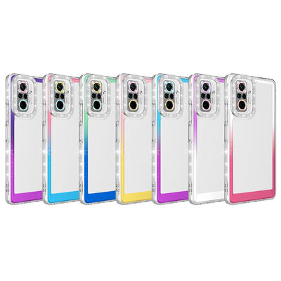 Xiaomi Redmi Note 10 Pro Case Silvery and Color Transition Design Lens Protected Zore Park Cover - 9