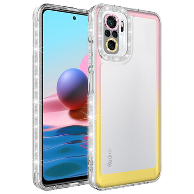 Xiaomi Redmi Note 10S Case Silvery and Color Transition Design Lens Protected Zore Park Cover - 5