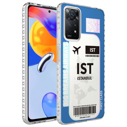 Xiaomi Redmi Note 11 Global Case Airbag Edge Colorful Patterned Silicone Zore Elegans Cover - 3