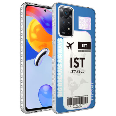 Xiaomi Redmi Note 11 Global Case Airbag Edge Colorful Patterned Silicone Zore Elegans Cover - 3
