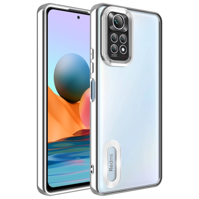 Xiaomi Redmi Note 11 Global Case Camera Protected Zore Omega Cover with Showing Logo - 3