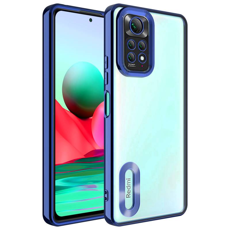 Xiaomi Redmi Note 11 Global Case Camera Protected Zore Omega Cover with Showing Logo - 8