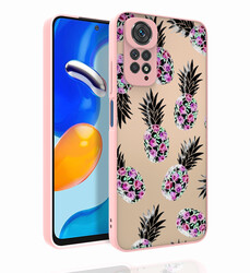Xiaomi Redmi Note 11 Global Case Patterned Camera Protection Glossy Zore Nora Cover - 3