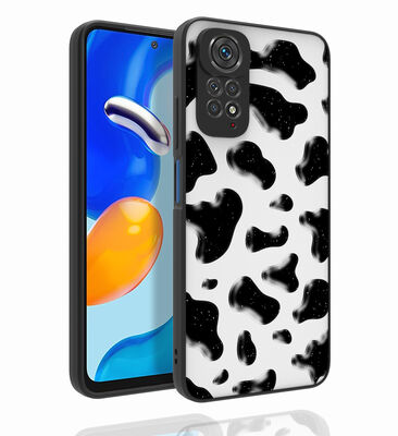 Xiaomi Redmi Note 11 Global Case Patterned Camera Protection Glossy Zore Nora Cover - 4