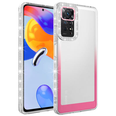 Xiaomi Redmi Note 11 Global Case Silvery and Color Transition Design Lens Protected Zore Park Cover - 1