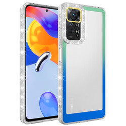 Xiaomi Redmi Note 11 Global Case Silvery and Color Transition Design Lens Protected Zore Park Cover - 6