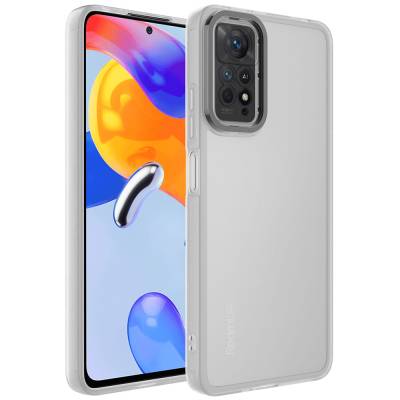 Xiaomi Redmi Note 11 Pro 5G Case Camera Protected Transparent Zore Post Cover - 1