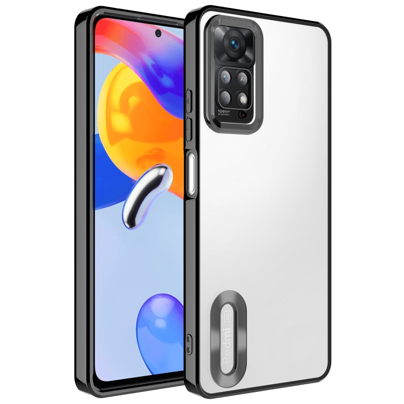 Xiaomi Redmi Note 11 Pro 5G Case Camera Protected Zore Omega Cover with Showing Logo - 2