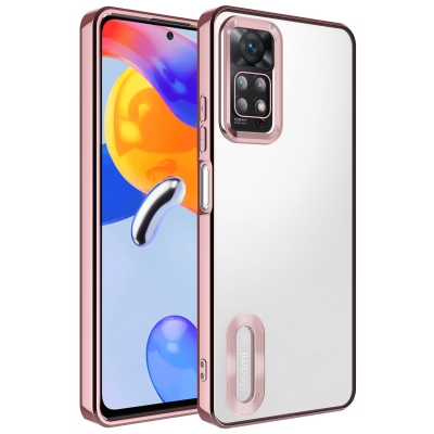 Xiaomi Redmi Note 11 Pro 5G Case Camera Protected Zore Omega Cover with Showing Logo - 4