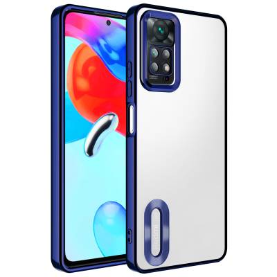 Xiaomi Redmi Note 11 Pro 5G Case Camera Protected Zore Omega Cover with Showing Logo - 9