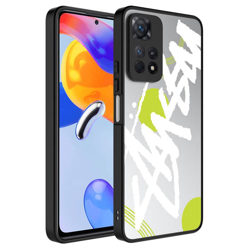 Xiaomi Redmi Note 11 Pro 5G Case with Mirror Pattern Camera Protection Glossy Zore Mirror Cover - 1