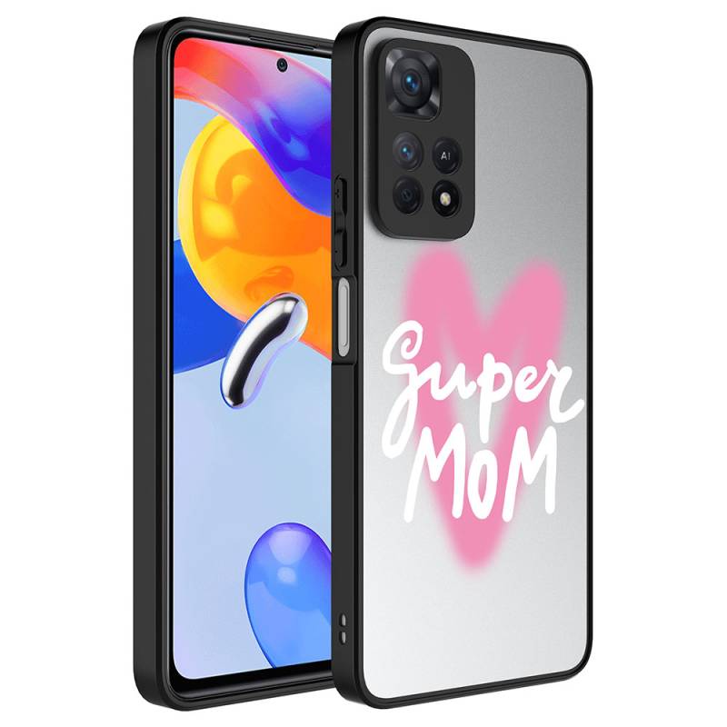 Xiaomi Redmi Note 11 Pro 5G Case with Mirror Pattern Camera Protection Glossy Zore Mirror Cover - 8