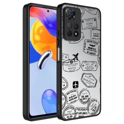 Xiaomi Redmi Note 11 Pro 5G Case with Mirror Pattern Camera Protection Glossy Zore Mirror Cover - 6