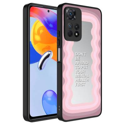 Xiaomi Redmi Note 11 Pro 5G Case with Mirror Pattern Camera Protection Glossy Zore Mirror Cover - 7