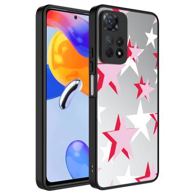 Xiaomi Redmi Note 11 Pro 5G Case with Mirror Pattern Camera Protection Glossy Zore Mirror Cover - 10