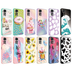 Xiaomi Redmi Note 11S Global Case Camera Protected Patterned Hard Silicone Zore Epoksi Cover - 2