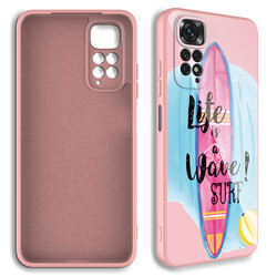 Xiaomi Redmi Note 11S Global Case Camera Protected Patterned Hard Silicone Zore Epoksi Cover - 3