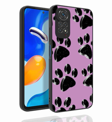 Xiaomi Redmi Note 11S Global Case Patterned Camera Protection Glossy Zore Nora Cover - 5