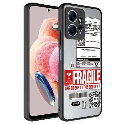 Xiaomi Redmi Note 12 4G Case Mirror Patterned Camera Protected Glossy Zore Mirror Cover - 5