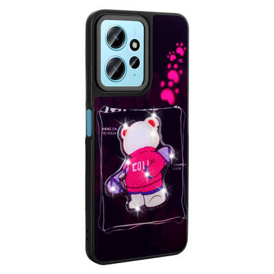 Xiaomi Redmi Note 12 4G Case Shining Embossed Zore Amas Silicone Cover with Iconic Figure - 8