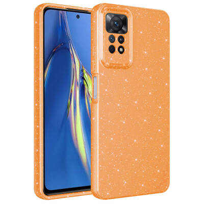 Xiaomi Redmi Note 12 Pro 4G Case Camera Protection Glittery Luxury Zore Cotton Cover - 10