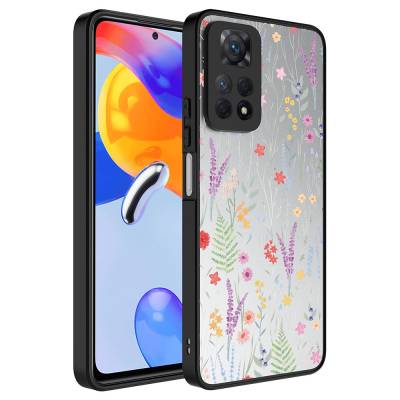 Xiaomi Redmi Note 12 Pro 4G Case Mirror Patterned Camera Protected Glossy Zore Mirror Cover - 6