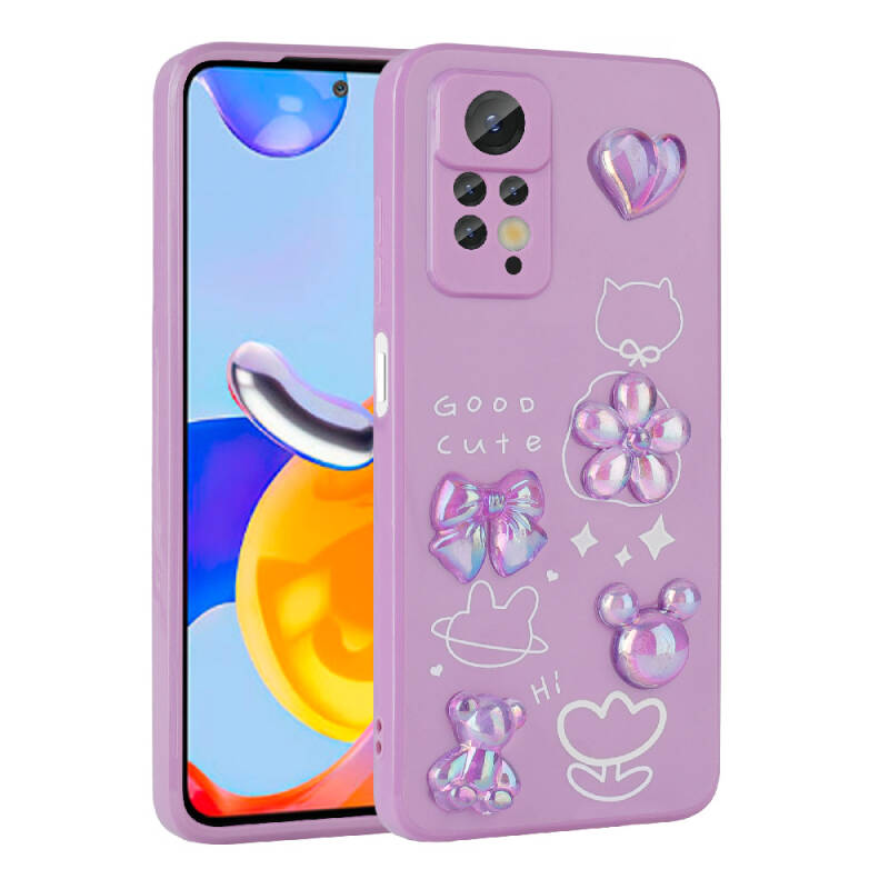 Xiaomi Redmi Note 12 Pro 4G Case Relief Figured Shiny Zore Toys Silicone Cover - 1