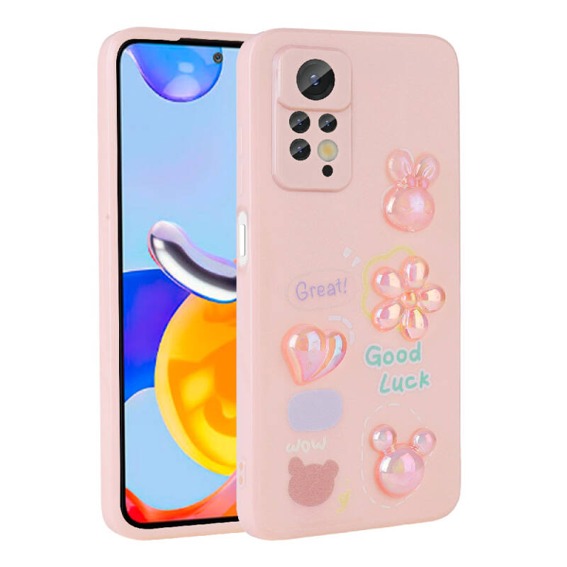 Xiaomi Redmi Note 12 Pro 4G Case Relief Figured Shiny Zore Toys Silicone Cover - 7