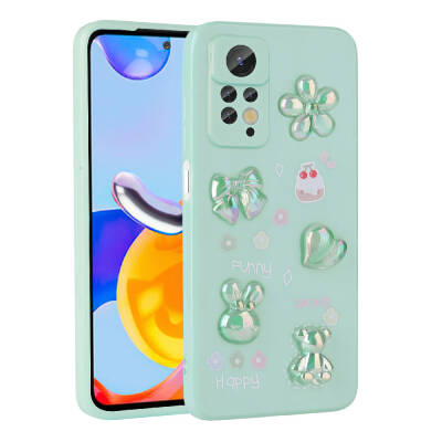 Xiaomi Redmi Note 12 Pro 4G Case Relief Figured Shiny Zore Toys Silicone Cover - 8