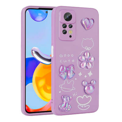 Xiaomi Redmi Note 12 Pro 4G Case Relief Figured Shiny Zore Toys Silicone Cover - 6