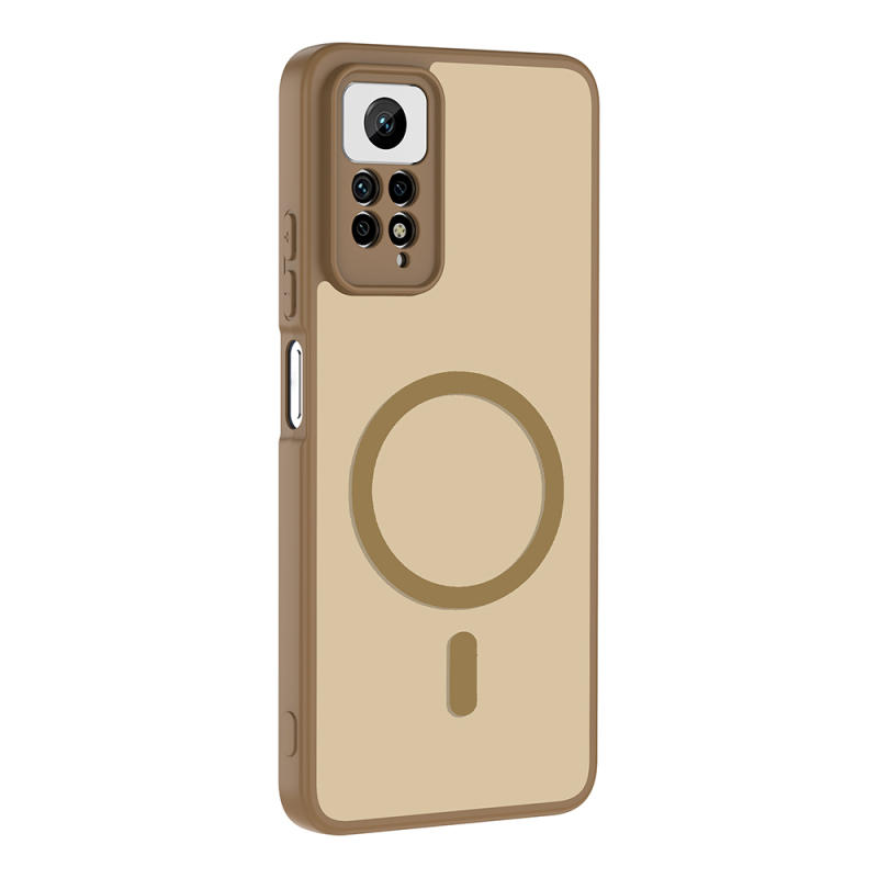Xiaomi Redmi Note 12 Pro 4G Case with M-safe Charging Feature Zore Flat Cover - 5
