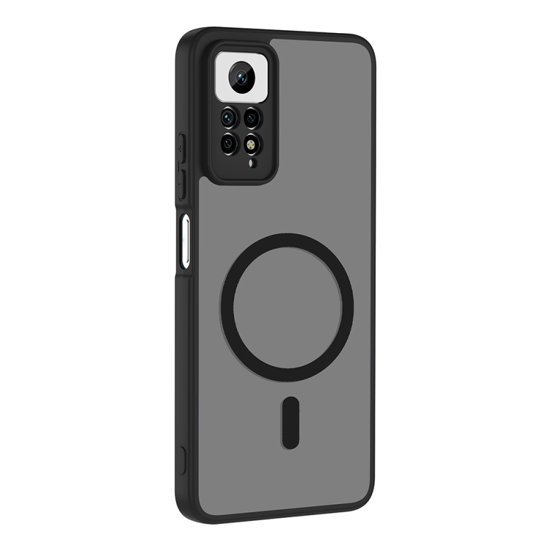 Xiaomi Redmi Note 12 Pro 4G Case with M-safe Charging Feature Zore Flat Cover - 6