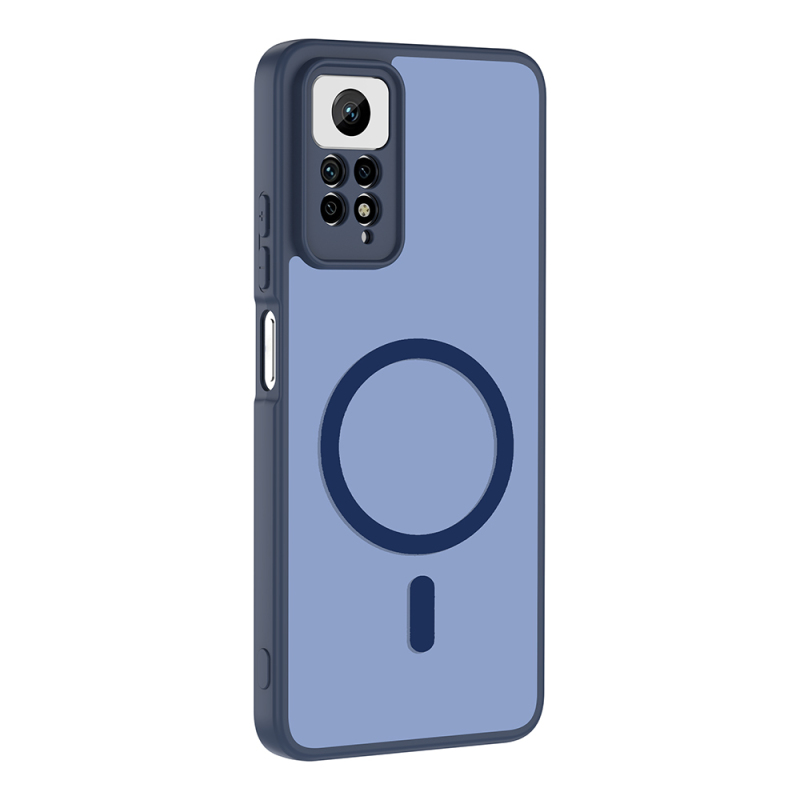 Xiaomi Redmi Note 12 Pro 4G Case with M-safe Charging Feature Zore Flat Cover - 7