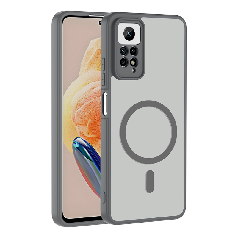 Xiaomi Redmi Note 12 Pro 4G Case with M-safe Charging Feature Zore Flat Cover - 4