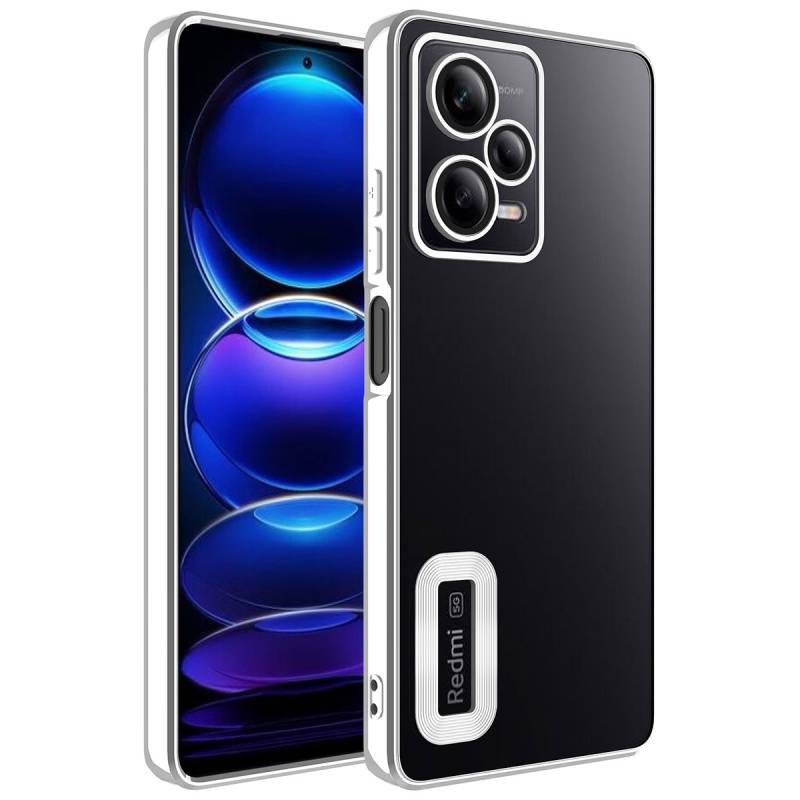 Xiaomi Redmi Note 12 Pro 5G Case Camera Protected Zore Omega Cover With Logo - 3