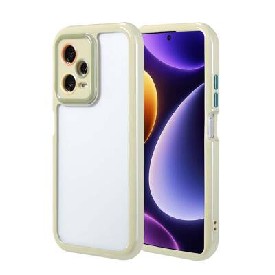 Xiaomi Redmi Note 12 Pro Plus 5G Case Camera Protected Colorful Edge Frame Design Zore Vitamin Cover - 6