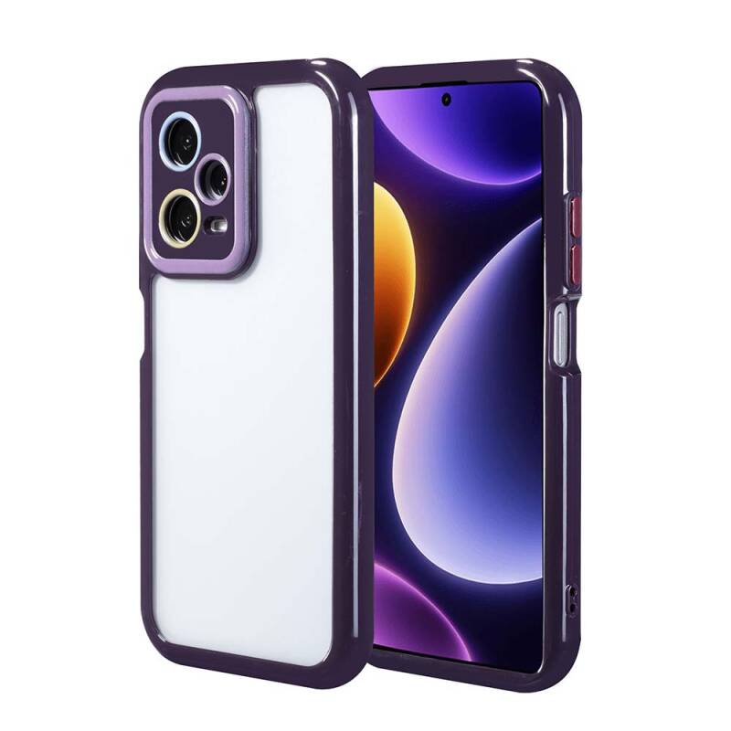 Xiaomi Redmi Note 12 Pro Plus 5G Case Camera Protected Colorful Edge Frame Design Zore Vitamin Cover - 4