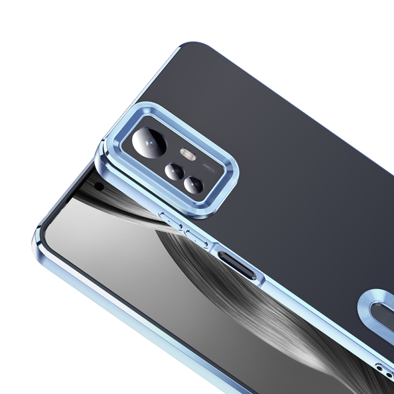 Xiaomi Redmi Note 12S Case Camera Protection Logo Showing Zore Omega Cover - 6