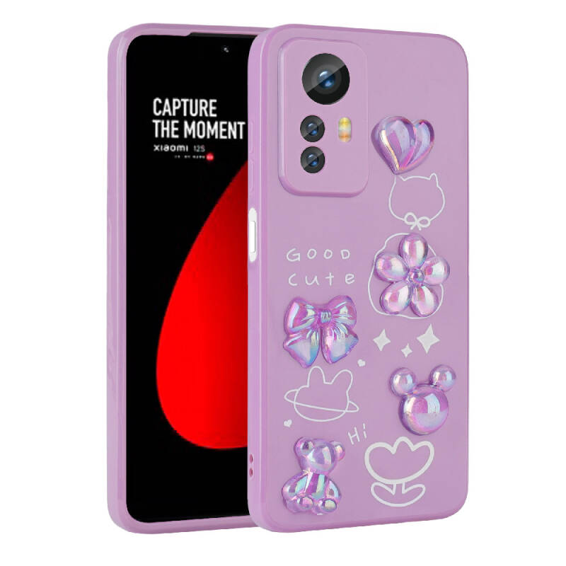 Xiaomi Redmi Note 12S Case Relief Figured Shiny Zore Toys Silicone Cover - 5