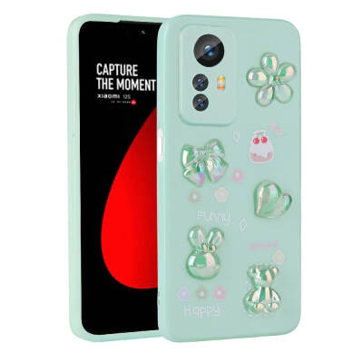 Xiaomi Redmi Note 12S Case Relief Figured Shiny Zore Toys Silicone Cover - 7