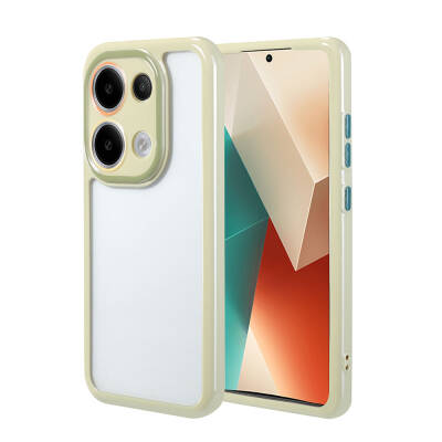 Xiaomi Redmi Note 13 4G Case Camera Protected Colorful Edge Frame Design Zore Vitamin Cover - 6