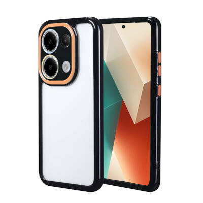 Xiaomi Redmi Note 13 4G Case Camera Protected Colorful Edge Frame Design Zore Vitamin Cover - 4