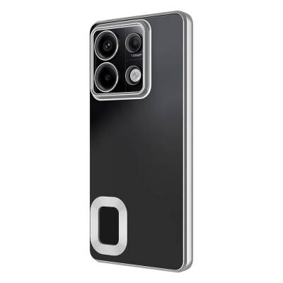 Xiaomi Redmi Note 13 4G Case Camera Protection Zore Omega Cover Showing Logo - 8