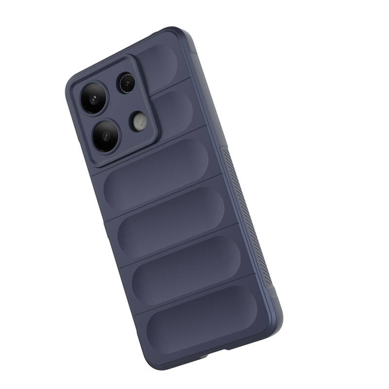 Xiaomi Redmi Note 13 4G Case Flexible TPU Hollow Back Surface Design Zore Etnik Silicone Cover - 21