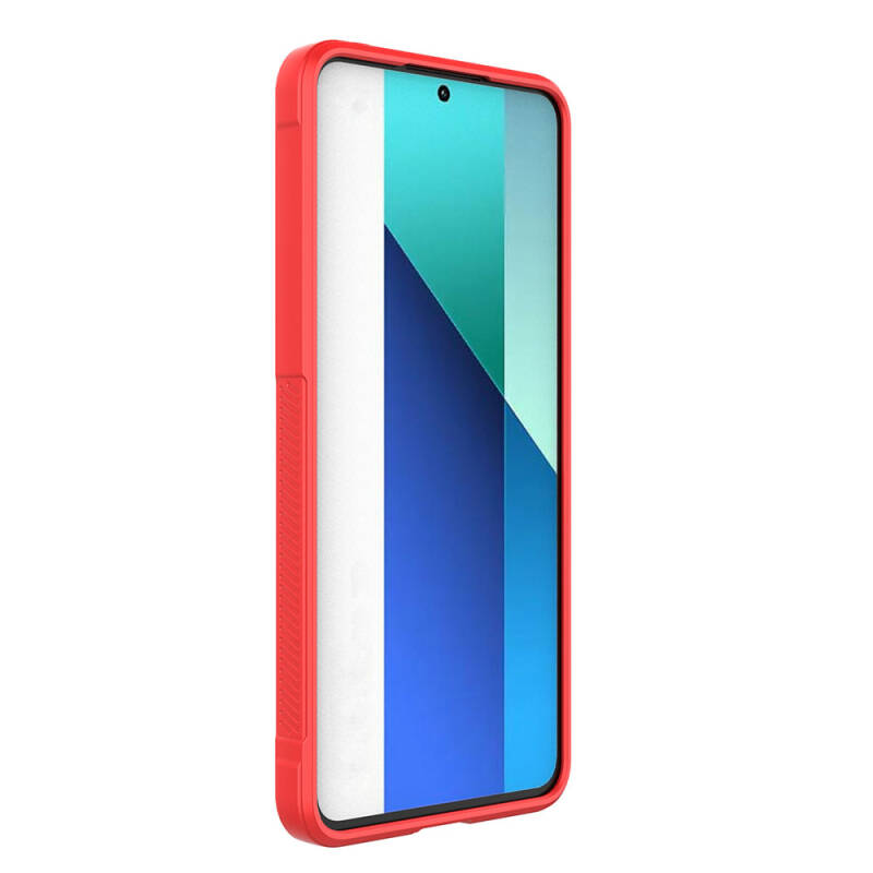 Xiaomi Redmi Note 13 4G Case Flexible TPU Hollow Back Surface Design Zore Etnik Silicone Cover - 24