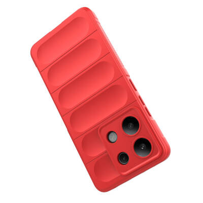 Xiaomi Redmi Note 13 4G Case Flexible TPU Hollow Back Surface Design Zore Etnik Silicone Cover - 32