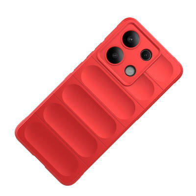 Xiaomi Redmi Note 13 4G Case Flexible TPU Hollow Back Surface Design Zore Etnik Silicone Cover - 49