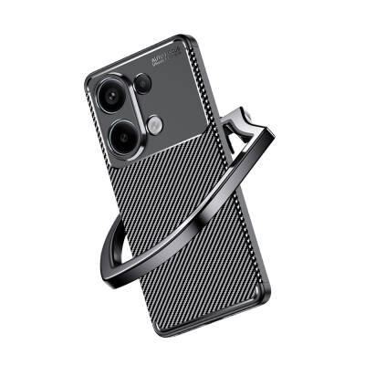 Xiaomi Redmi Note 13 4G Case Zore Negro Silicone Cover - 7